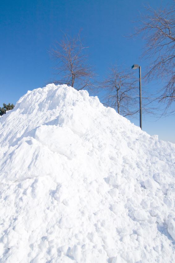 snow pile